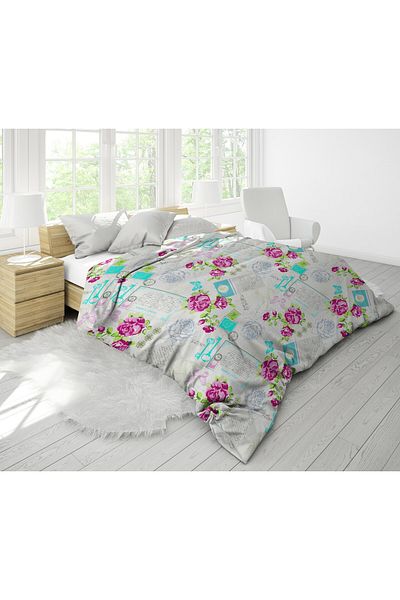 ALCAM Pilota Alcam Rose microfibra matlasata 250g/mp, 180x200 cm