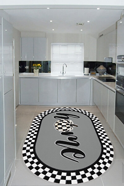 YTR HOME Dijital Baskı Yıkanabilir  Kolay Temizleni Leke Tutmaz Kaymaz Taban ...