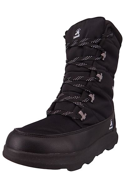 Kamik Damen Winterstiefel Stiefel Winterschuhe LEA Mid Vegan NF2508 Schwarz BK2 BLK Textil/Synthetik mit