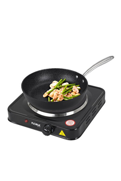 Floria Elektrická varná deska ZLN-2806, 22 x 21 x 5 cm, černá, 1 oko, výkon 1...