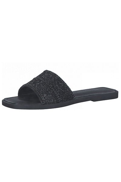 Tamaris Damen Sandalen 1-27127-28 Schwarz 047 Black Glam Leder
