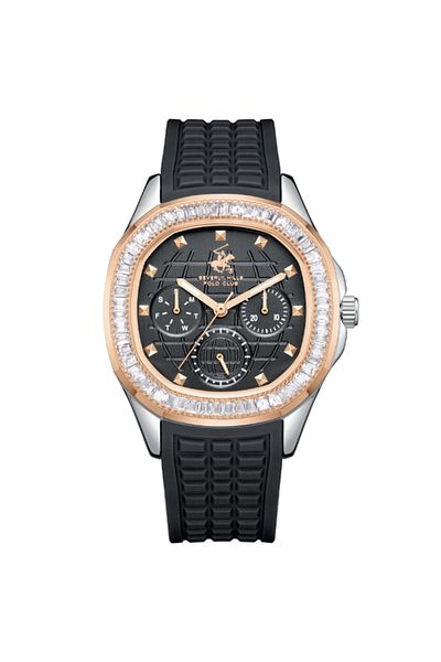 Beverly Hills Polo Club Women Multi Function Black Dial Watch - BP3735C.551