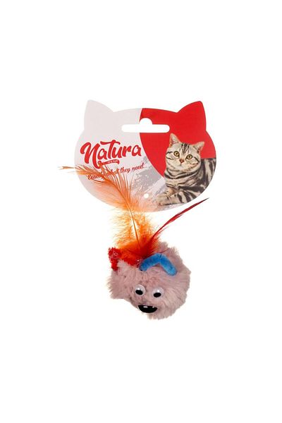 natura Plush Cute Bear Cat Toy 13 cm