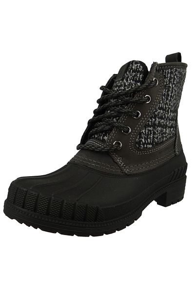 Kamik Damen Winterstiefel Stiefel Winterschuhe Sienna Mid NK2293 Grau CHA Charcoal Leder/Synthetik mit EV