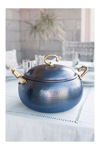 Bakır Concept Copper Pot Chubby Model 5 Lt Oxide Color