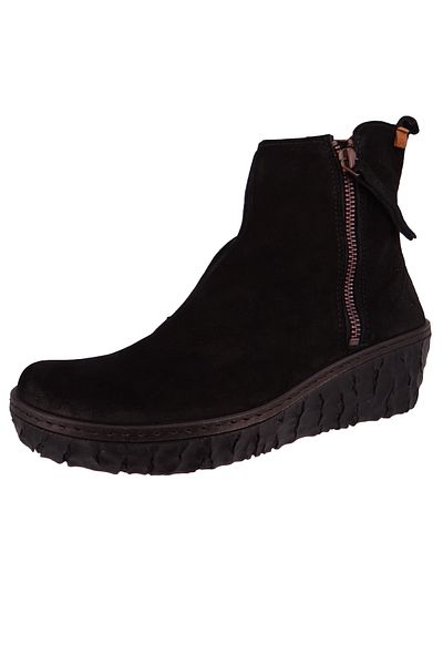 El Naturalista Damen Elegante Stiefelette YGGDRASIL N5167 Schwarz Black Leder