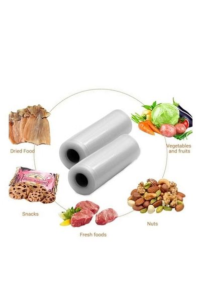 Primo Plus 2 Rolls of Multi-Purpose Vacuum Storage Bags Clear