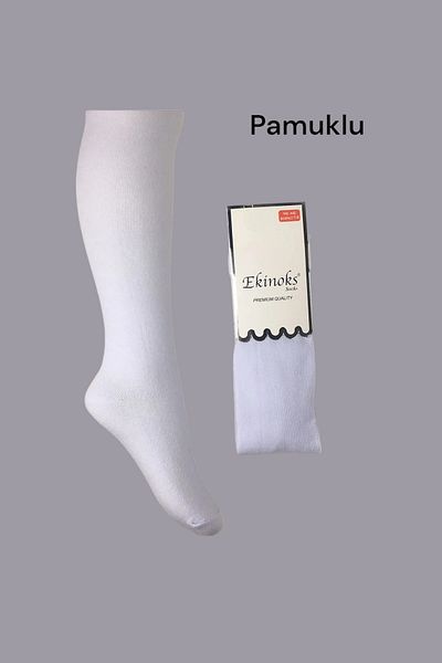 Kossiga White Color Girl's Cotton Seasonal Pantyhose