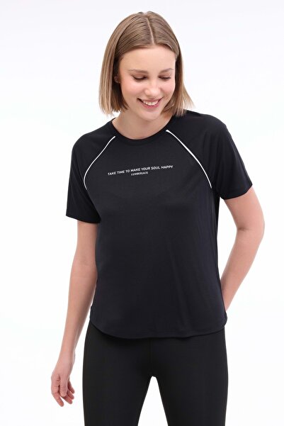 lumberjack Γυναικείο μπλουζάκι Anisa με στρογγυλή λαιμόκοψη