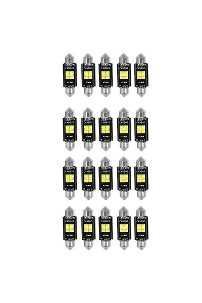 Spider 20-Pack CANBUS 42mm LED Lights for Automotive Interior and Exterior Lighting