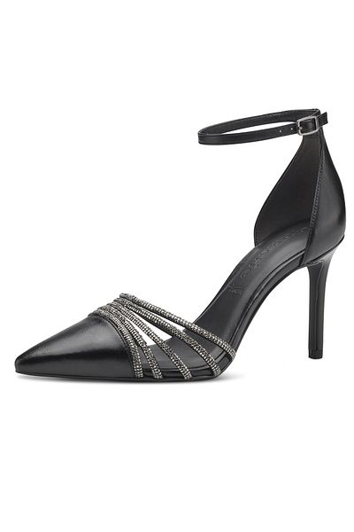 Tamaris Damen Klassische Pumps 1-24424-41 Schwarz 001 Black Kunstleder Mit Touch-it