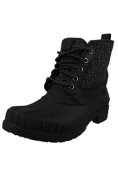 Kamik Damen Winterstiefel Stiefel Winterschuhe Sienna Mid NK2293 Schwarz BK2 Black Leder/Synthetik mit EV