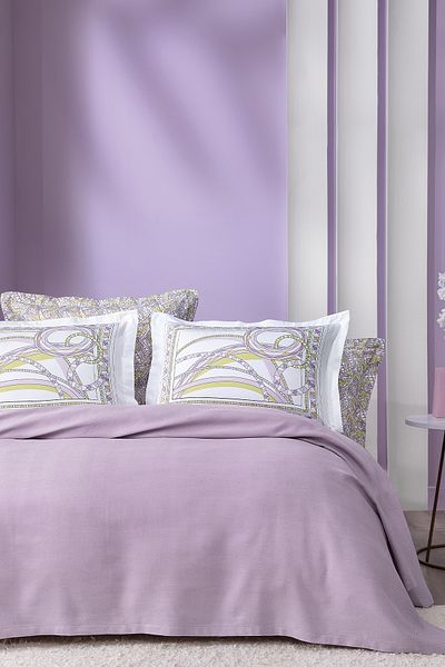 Yataş Lilac Rétro Single Bamboo Pique Set