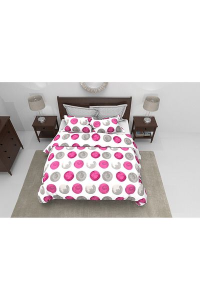 ALCAM Alcam Sweet Dots quilted microfiber duvet, 200x220 cm, 250g/sqm