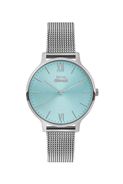 Slazenger ساعة سلازنجر النسائية التناظرية بمينا زرقاء - SL.9.1823.2.06