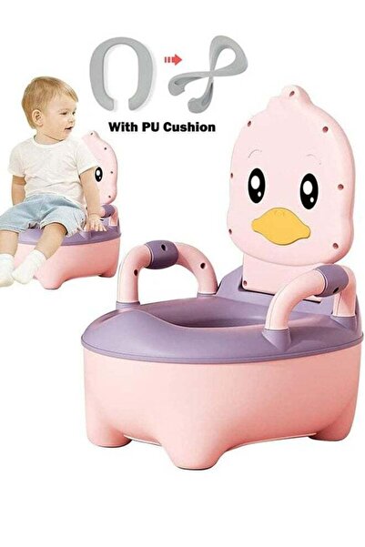 COOYA Potty Training Seat, with PU Cushion Seat Removable Potty Pot Toilet for Toddler 1 to 7 Years Kids