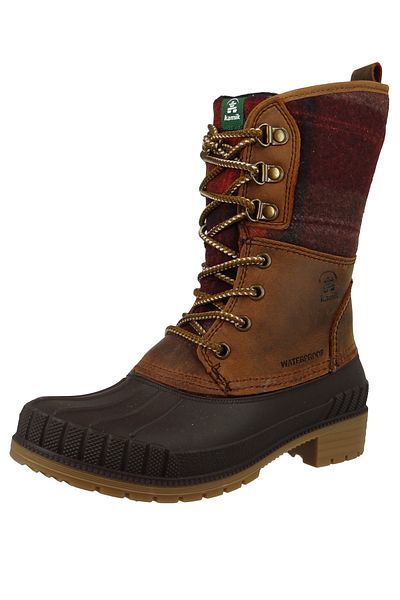 Kamik Damen Winterstiefel NK2186 Sienna2 Gefüttert Braun Dark Brown