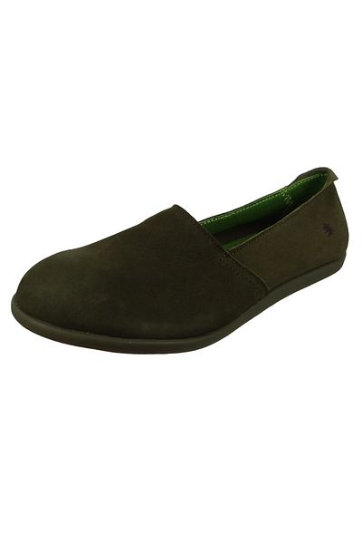 ART Damen Klassische Ballerina Larissa 1493 Grün Kaki Leder