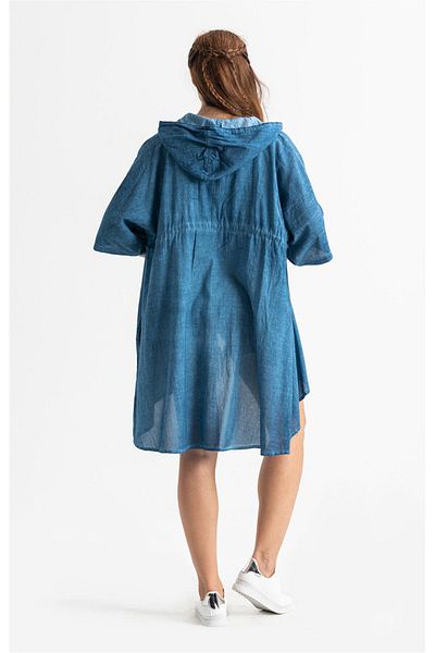 Eliş Şile Bezi Blue Ktmv Sile Cloth - Summer Tunic - Jeans