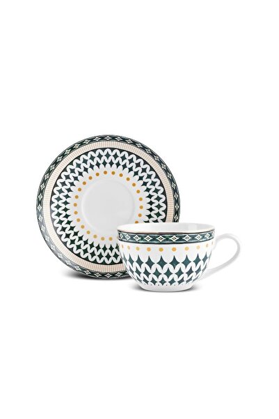 Karaca Melda Çay Fincanı ve Tabağı 260 Ml