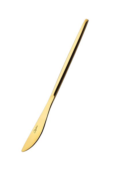 kalben Amore Titanium Shiny Gold 12 Piece Dinner Knife