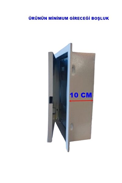 aköz 1 Monofaze Sayaçlı 6 Otomatlı Sıva Altı Pano (Sac) 102