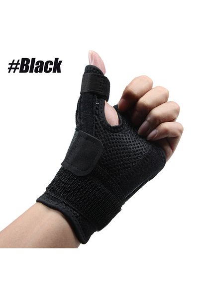 Choice 1PC Black 1PC Adjustable Thumb Spica Splint, Thumb Stabilizer Wrist Brace Support for Men and Women