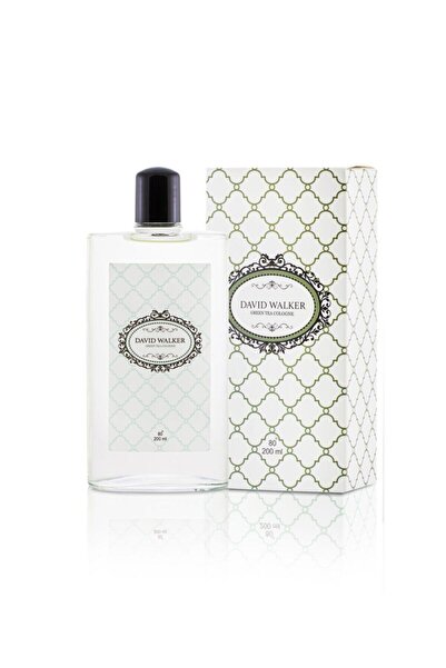 David Walker Yeşil Çay Kolonyası Cam Şişe 80° 200ml - Gree Tea Cologne 80 Derece -200 ml Cam Kolonya