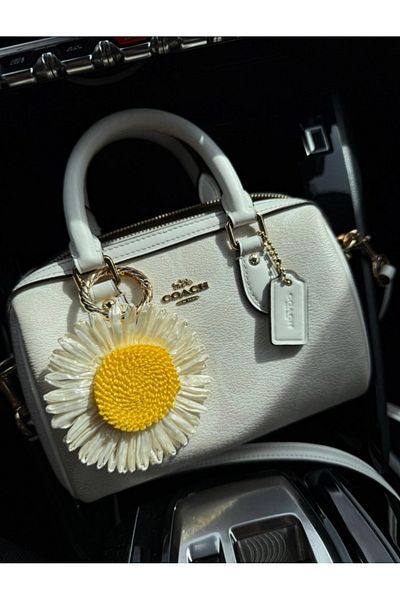 giez Sunflower Flower Daisy Bag Charm Bag Ornament