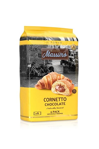 Maestro Massimo Cornetto Chocolate Chocolate Croissant 45 Gr X 20 Pieces