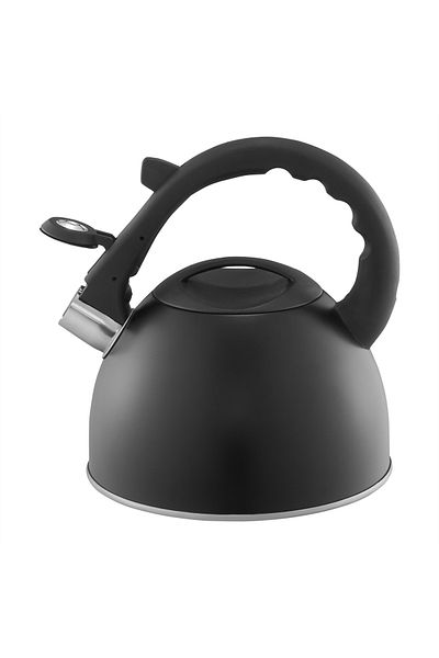 Ambition Ceainic aragaz cu fluier 1.75L (2.5L), negru, Spark