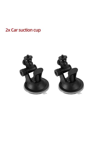 EXSKOF black color For GoPro Car Suction Cup Mount Windshield Mount For GoPro Hero 13 12 11 10 Insta360 X4