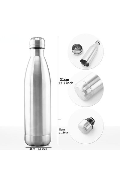 Choice stainless steel bott 750ml Diversion Water Bottle Portable Water Bottle Secret Stash Pill Organizer