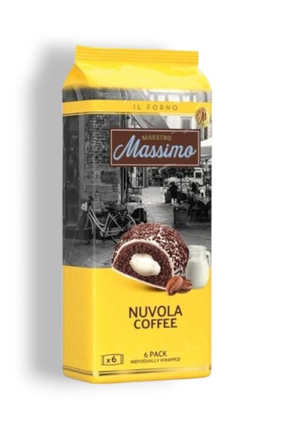 Maestro Massimo Nuvola Coffee Coffee Cake Megapack 45 Gr X 6 Pieces