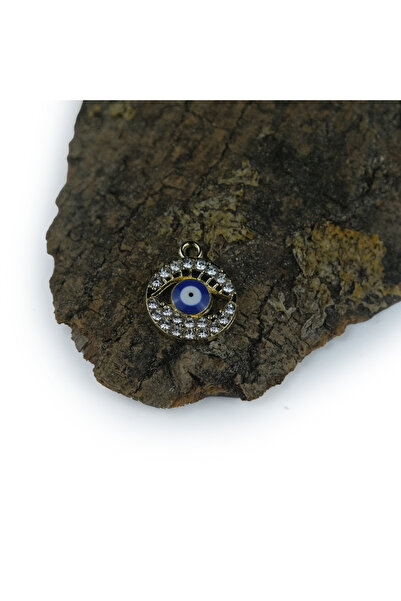 Prestij Boncuk Metal auriu, piatră rotundă, mărgele de ochi, brățară, pandantiv