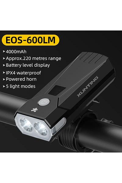 Choice 4000mAh Xunting Bike Light USB Rechargeable LED Bicycle Lights 6 Modes MTB Flashlight Bicycle Headli