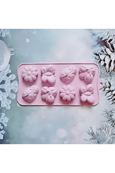 Choice أدوات خبز سيليكون أرجوانية 014، قالب كيك على شكل حشرة/نحلة/فراشة، قالب...