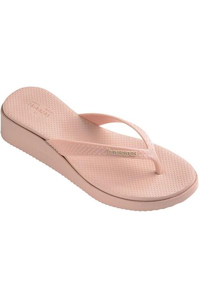Havaianas Pink High Platform Women's Slippers