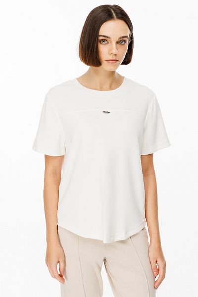 ON Blouse with Metal Accessories on the Front -56460