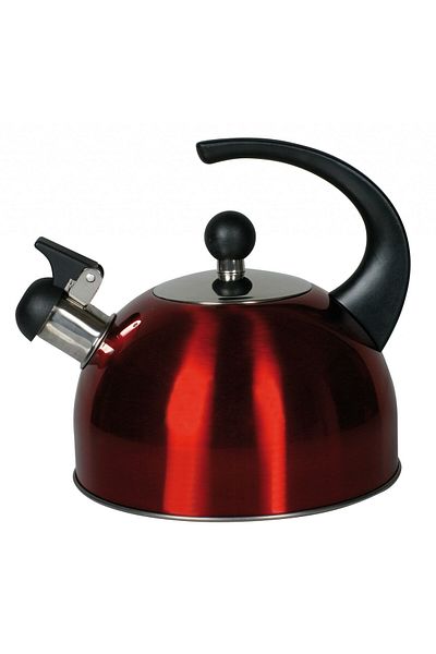 Domotti Gas stove kettle with whistle 2L (2.5L) red, Metallic