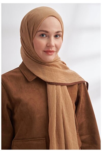 ARMANDA Müslin biyeli pamuk şal