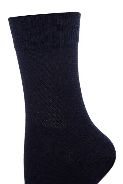 TOLIN Жіночий 12-паретний комплект еластичних шкарпеток з бамбука, синього кольору, для діабетиків (цукровий діабет), що не тиснуть 24408