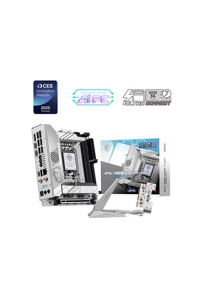 MSI MPG Z890I EDGE TI WIFI SOCKET 1851 DDR5 8600MHZ(OC) USB 20Gbps 4xM.2 2xTB4 HDMI 2x DP 5G