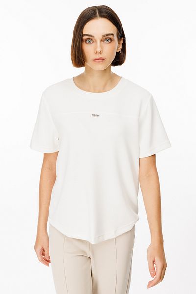 ON Blouse with Metal Accessories on the Front -56460