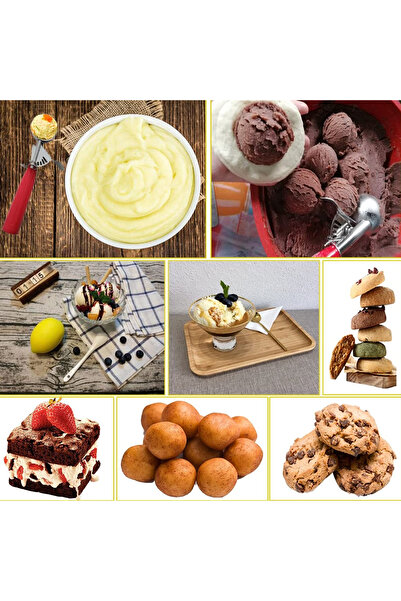 Generic 6.5cm Ice Cream Scoop with Plastic Handle