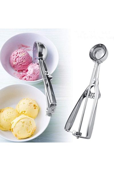 Generic 5cm Stainless Steel Ice Cream Scoop
