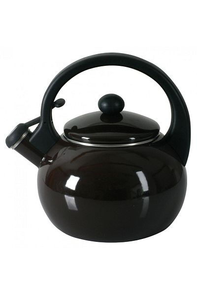 Ambition Ceainic aragaz cu fluier 1.9L (2.2L), maro, email, Merve