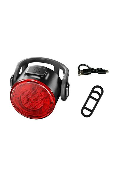 Choice B Bike Front Rear Light Set 6 Modes USB Rechargeable Headlight MTB Night Cycling Waterproof Taillig.