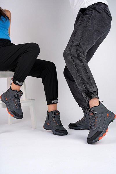 MUGGO Alaska Unisex Guaranteed Trekking Outdoor Lace-Up Side Zipper Winter Boots