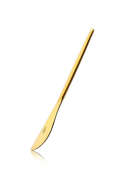 kalben Amore Titanium Matte Gold 6 Piece Dessert Knife